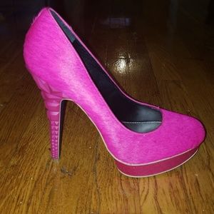 Pink heels size 10